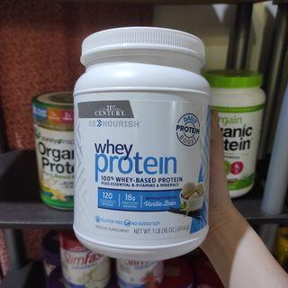21st Century Whey Protein 100% Whey Based Protein Vanilla Bean (454g) ED: 3/2023