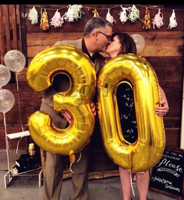 40inch Number Balloons. Helium Balloons 