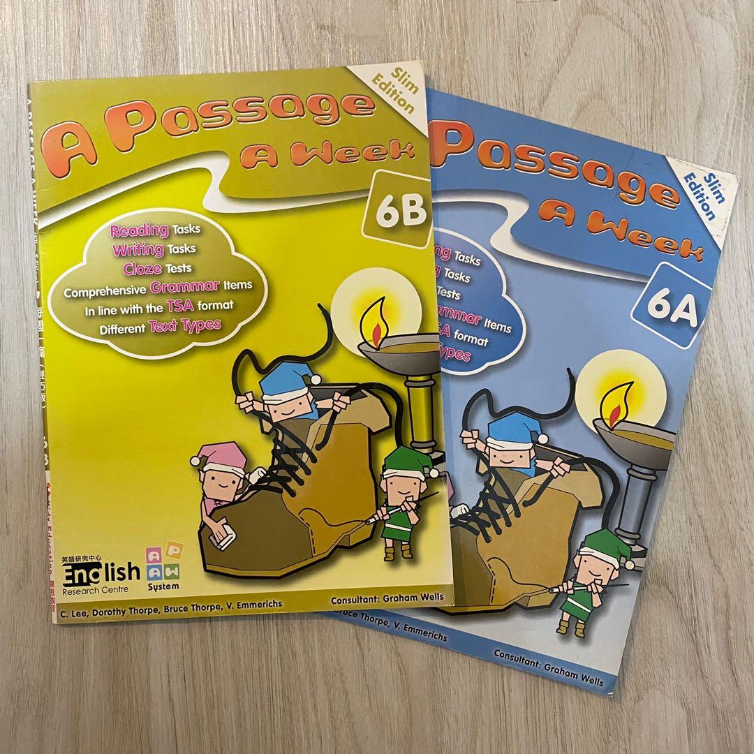 小學練習補充練習小六p6 英文科閱讀理解comprehension Reading A Passage A Week 英語硏究中心 教科書 Carousell