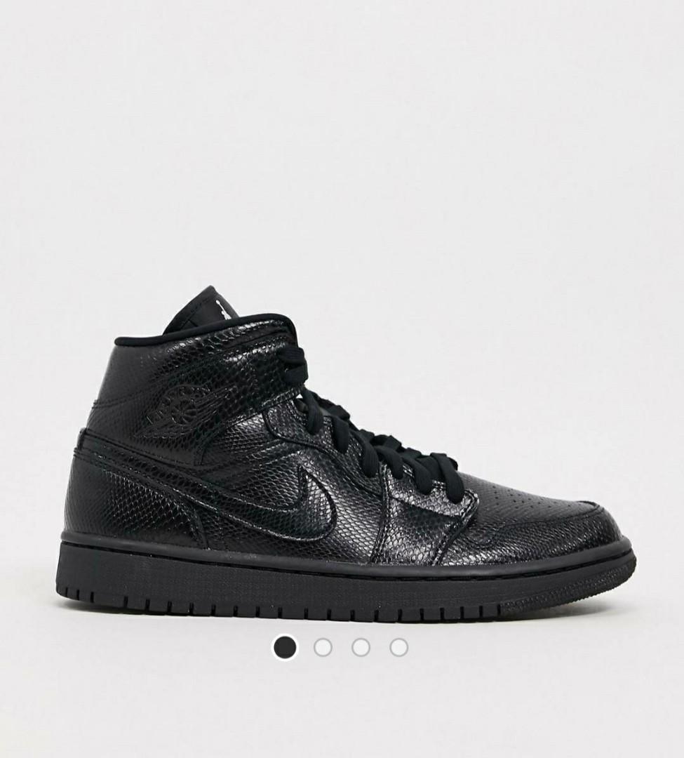 Jordan 1 mid snake on sale