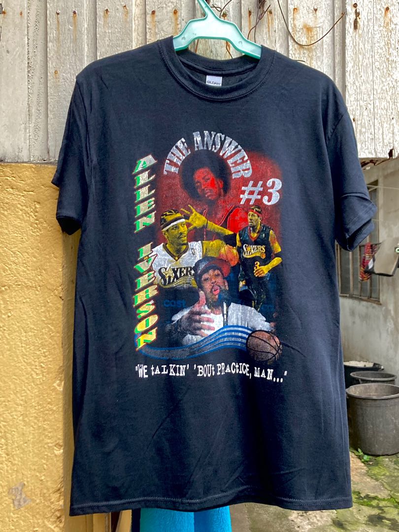 ALLEN IVERSON VINTAGE BOOTLEG TEE SHIRT 