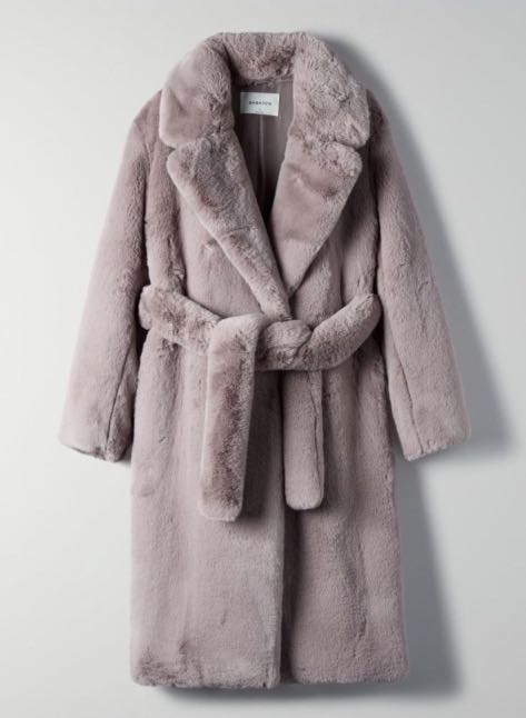 Aritzia faux fur coat shop