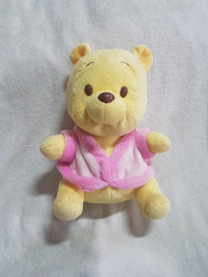 Authentic Disney Winnie The Pooh Baby Pooh In Pink Vest Plush Soft Toy Hobbies Toys Collectibles Memorabilia Fan Merchandise On Carousell