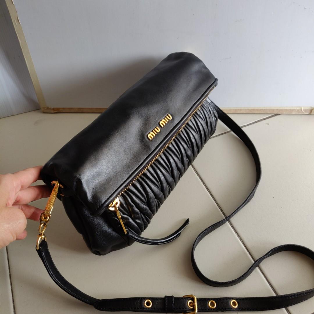 Miu Miu Sling Bag, Women's Fashion, Bags & Wallets, Cross-body Bags on  Carousell