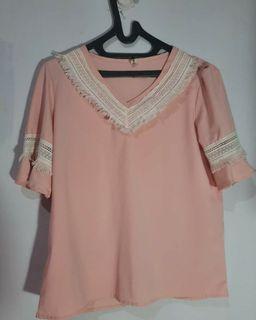 Baju import bohemian lace