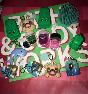 Bath and Body Works Pocketbac holder and hand sanitizer