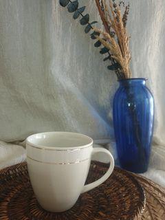Big White Ceramic Coffee Mug