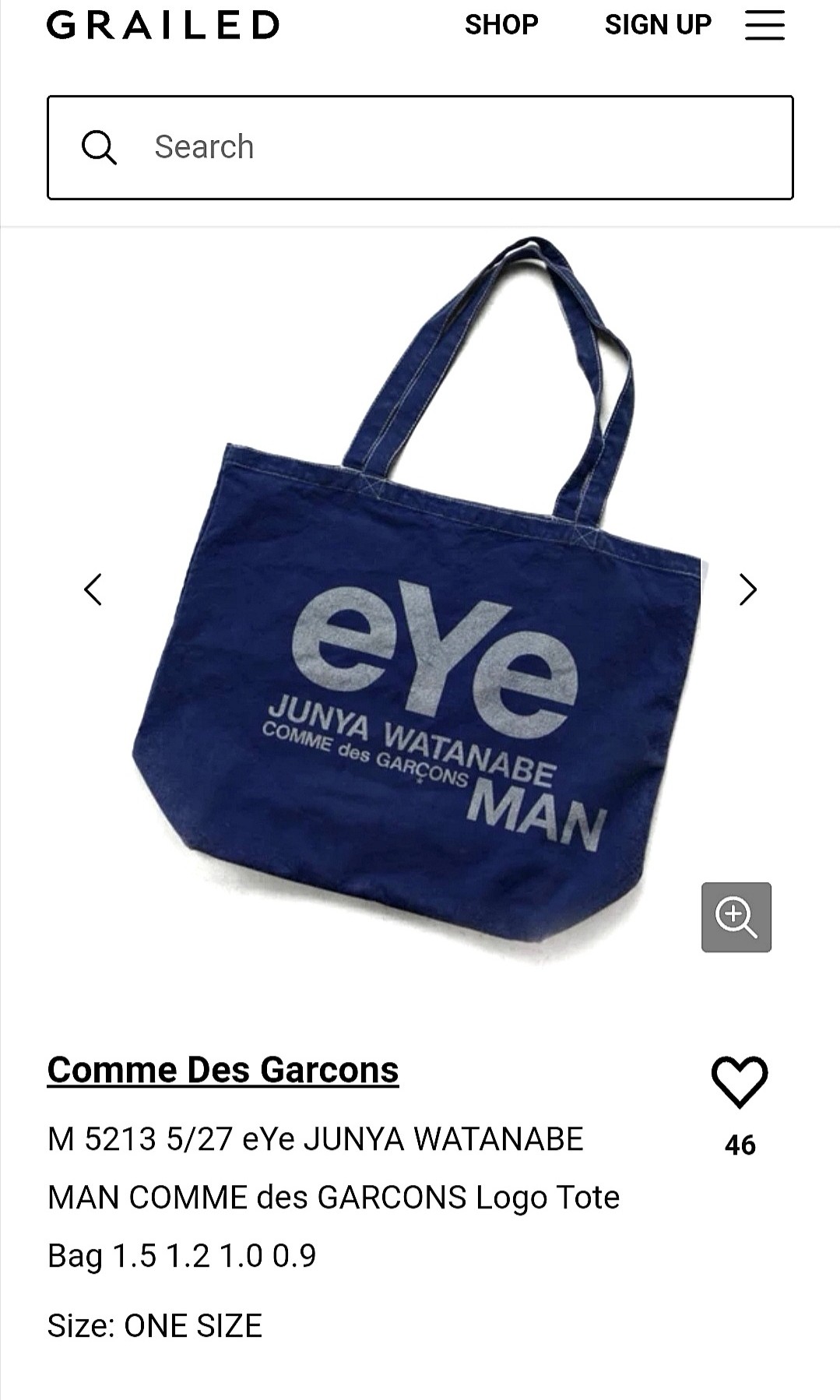 Junya watanabe comme des garçons bag deals