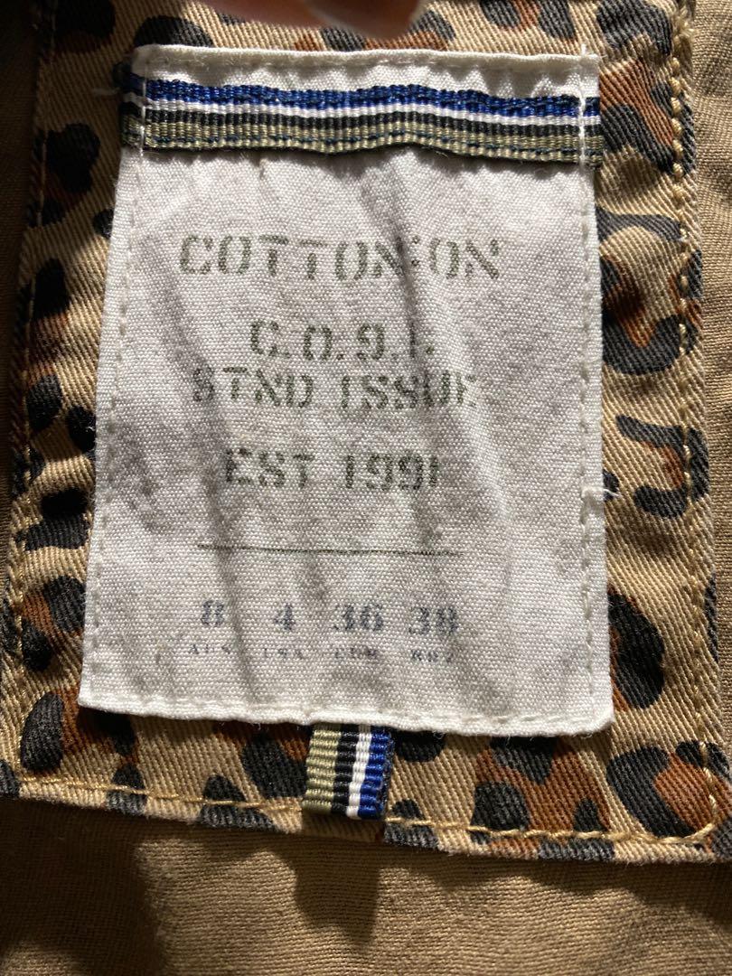 leopard print jacket cotton on