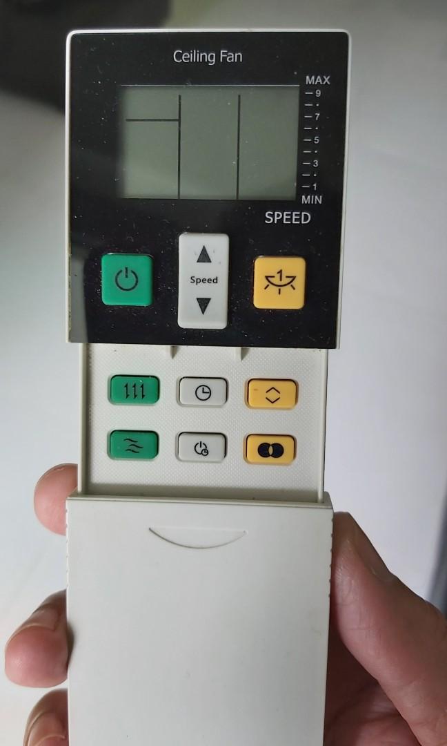 Crestar fan remote control, Furniture & Home Living, Lighting & Fans