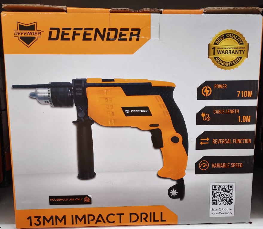 Defender discount impact drill