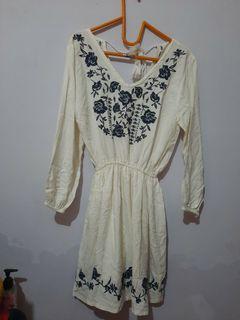 Dress flower bordir like new banget