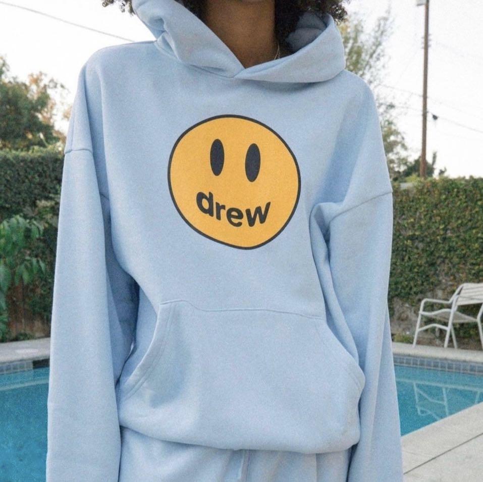 Drew house hoodie light blue Clearance