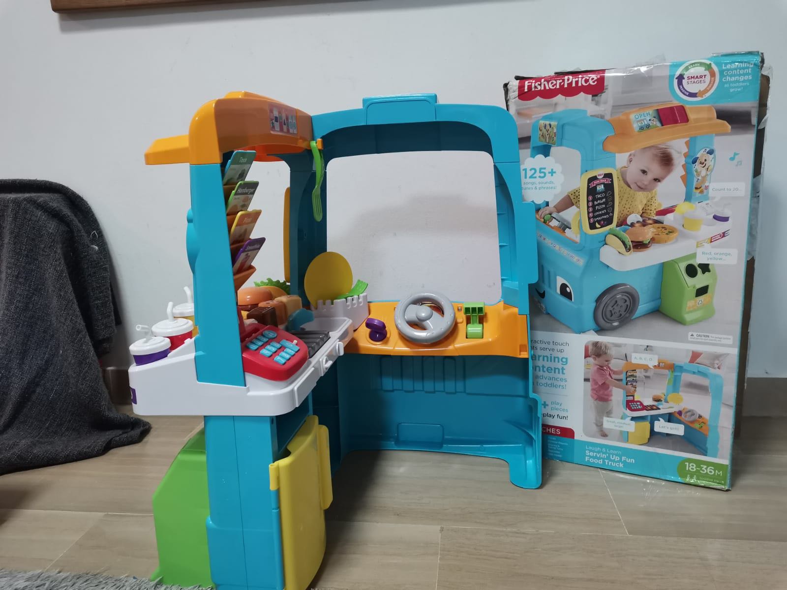 Fisher price 2025 food truck instructions