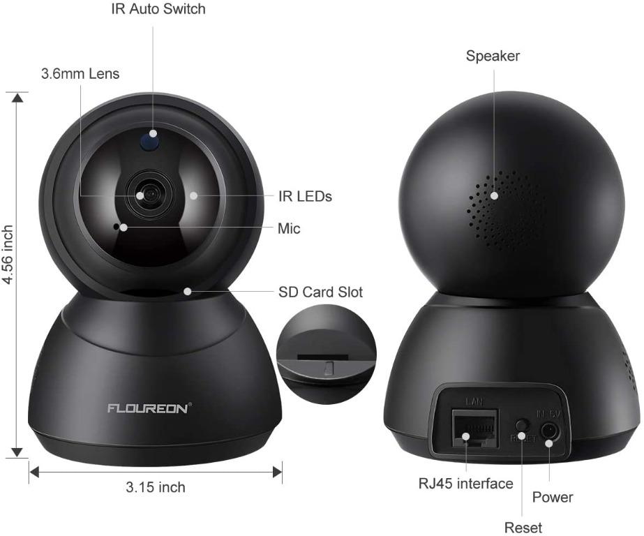 Floureon hd top ir intelligent dome