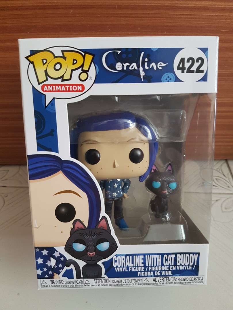 funko coraline with cat