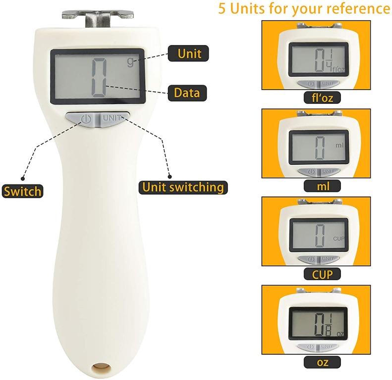 Spoon Scale Food Scoop With Scale Precise Dog Food Measuring Cup Cat Food  Digital Scale, 250ml