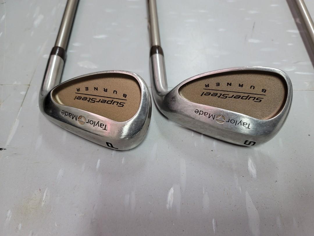 Golf Clubs Taylor Made SuperSteel Burner L60 Bubble Shafts Set of 8