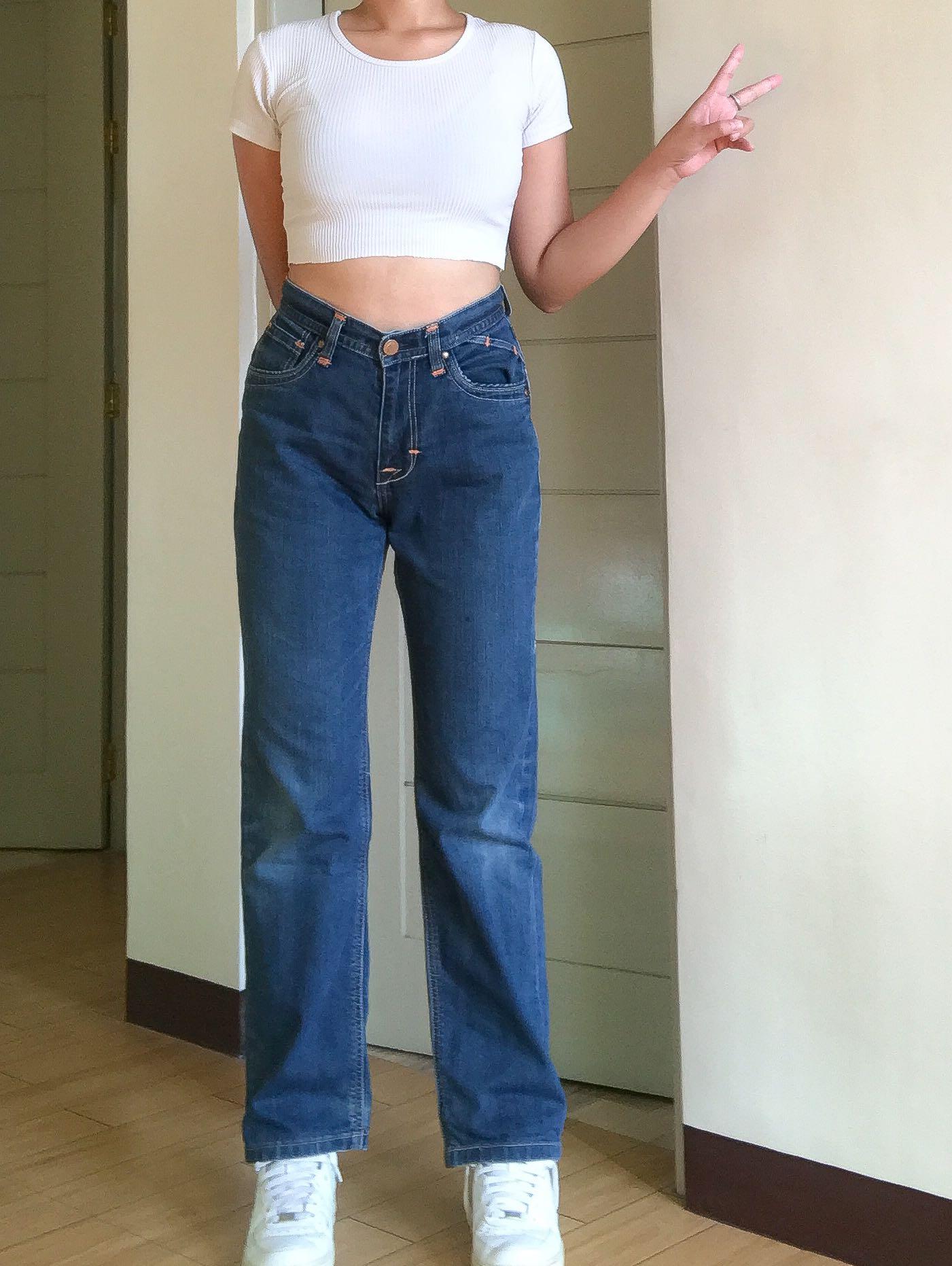Hw semi-flare jeans, Women's Fashion 
