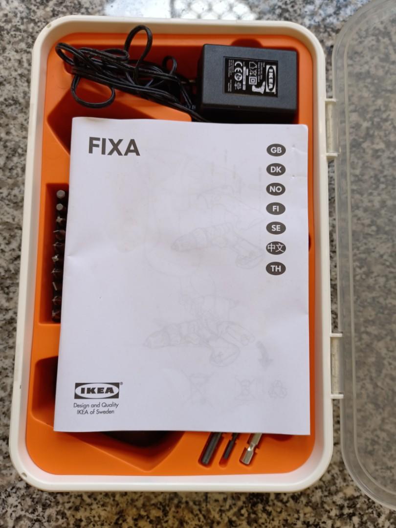 Ikea Fixa Electric Screwdriver Drill With Li ion Battery 7 2V