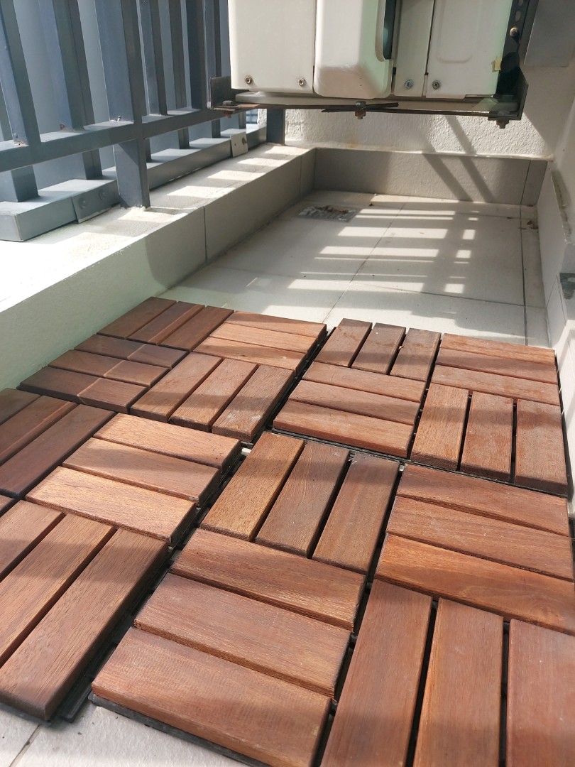 Ikea outdoor wood flooring, Furniture & Home Living, Home Decor, Carpets, Mats & Flooring on