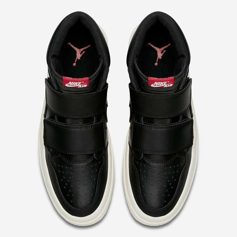 Jordan 1 Retro High Double Strap Shoes Black