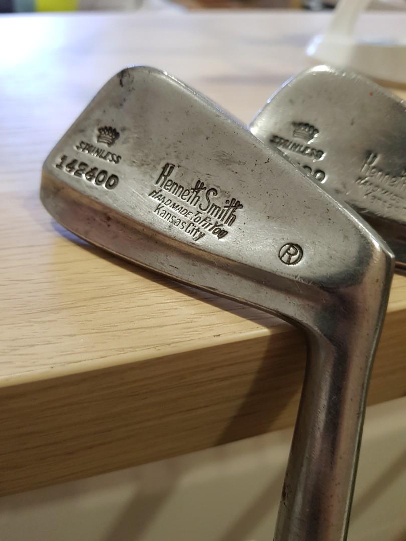 Kenneth Smith Golf Iron Set Vintage