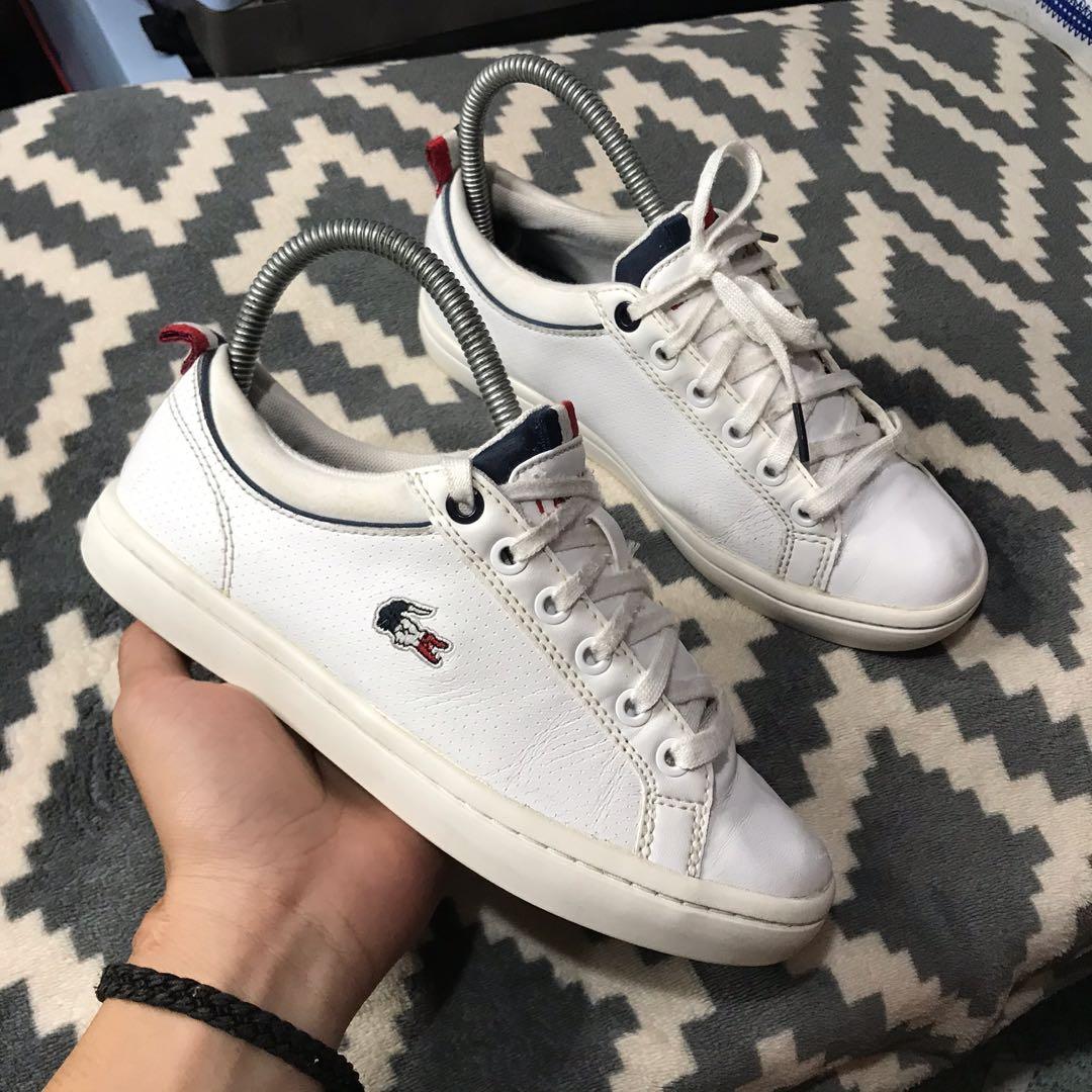 Lacoste tricolor shoes clearance