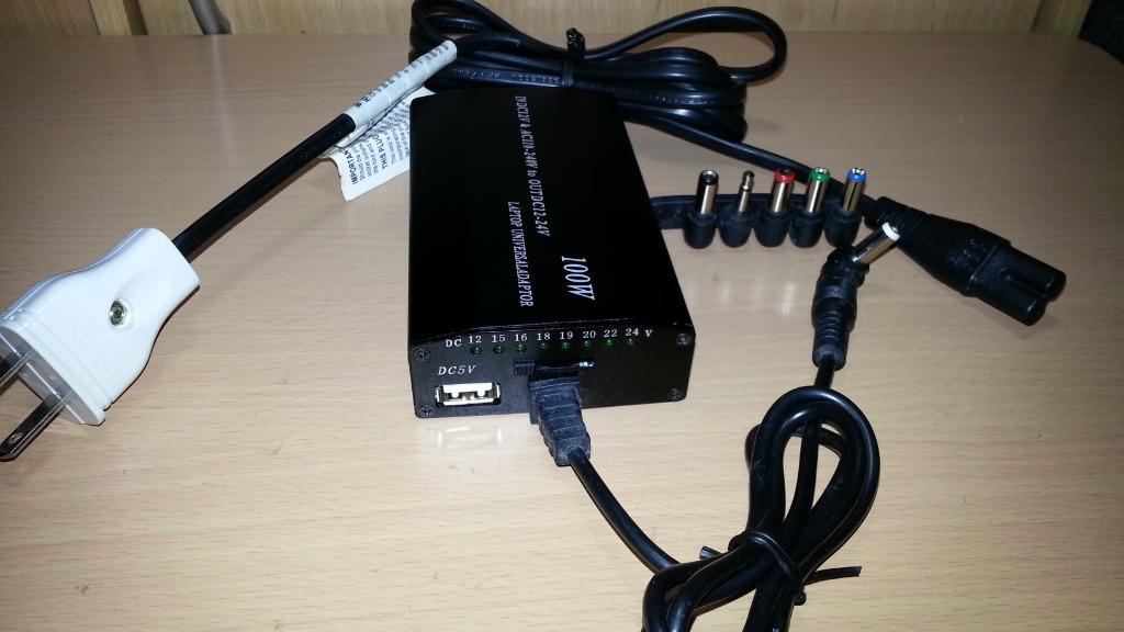 Laptop Universal Adaptor/Power supply (Category: Cables & Adaptors) located in Caloocan City. Submitted by mack.bay (Listing ID 1065766743, Image 2). Description: Laptop Universal Adaptor/ Power Supply Optimum Brand Multiple DC Voltage output for different laptop Voltage required Electronic type for safety & Economy used Power Saver Specifications: Selectable Voltage output Ranging from 12VDC-24VDC (100W) Input- Auto Voltage 110-220VAC 50/60Hz Ca