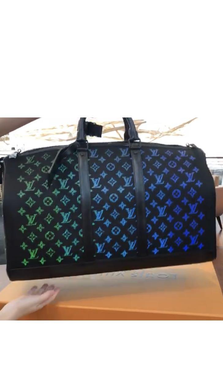 Louis vuitton keepall bag with LED lights  YouTube