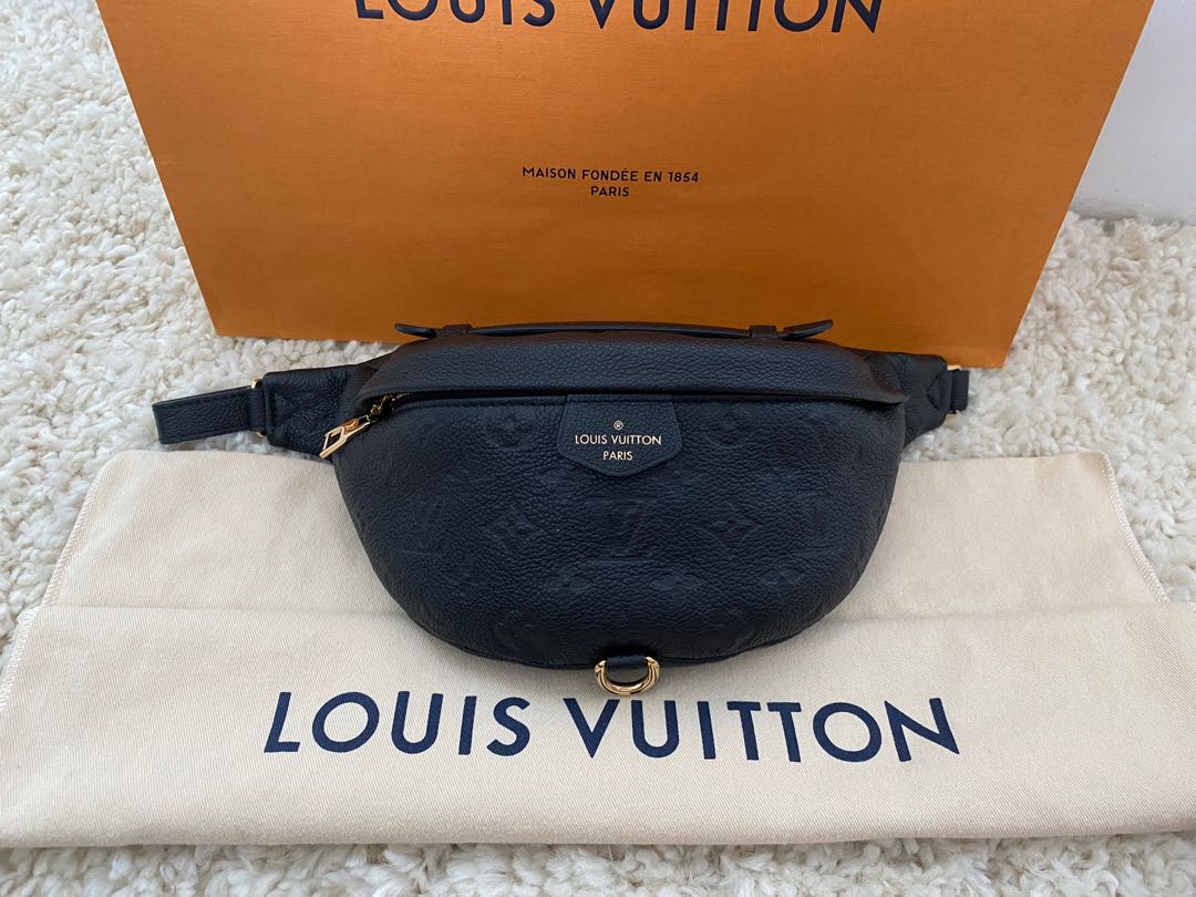 Louis Vuitton Bumbag M44812 Black monogram Empreinte Leather, Luxury, Bags  & Wallets on Carousell