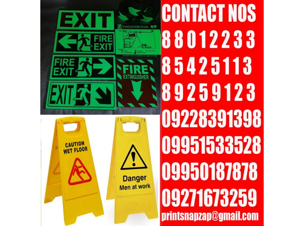 Luminous Emergency Safety Signs Signage Caution Wet Floor Danger Men At Work Floor Signs Signage Construction Industrial Industrial Equipment On Carousell You don't need to finish 'men at work' to love it. carousell
