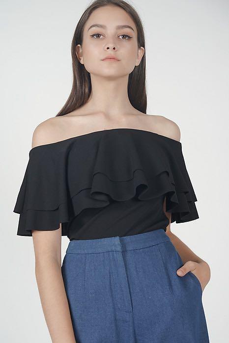 Off shoulder bodycon top Clearance