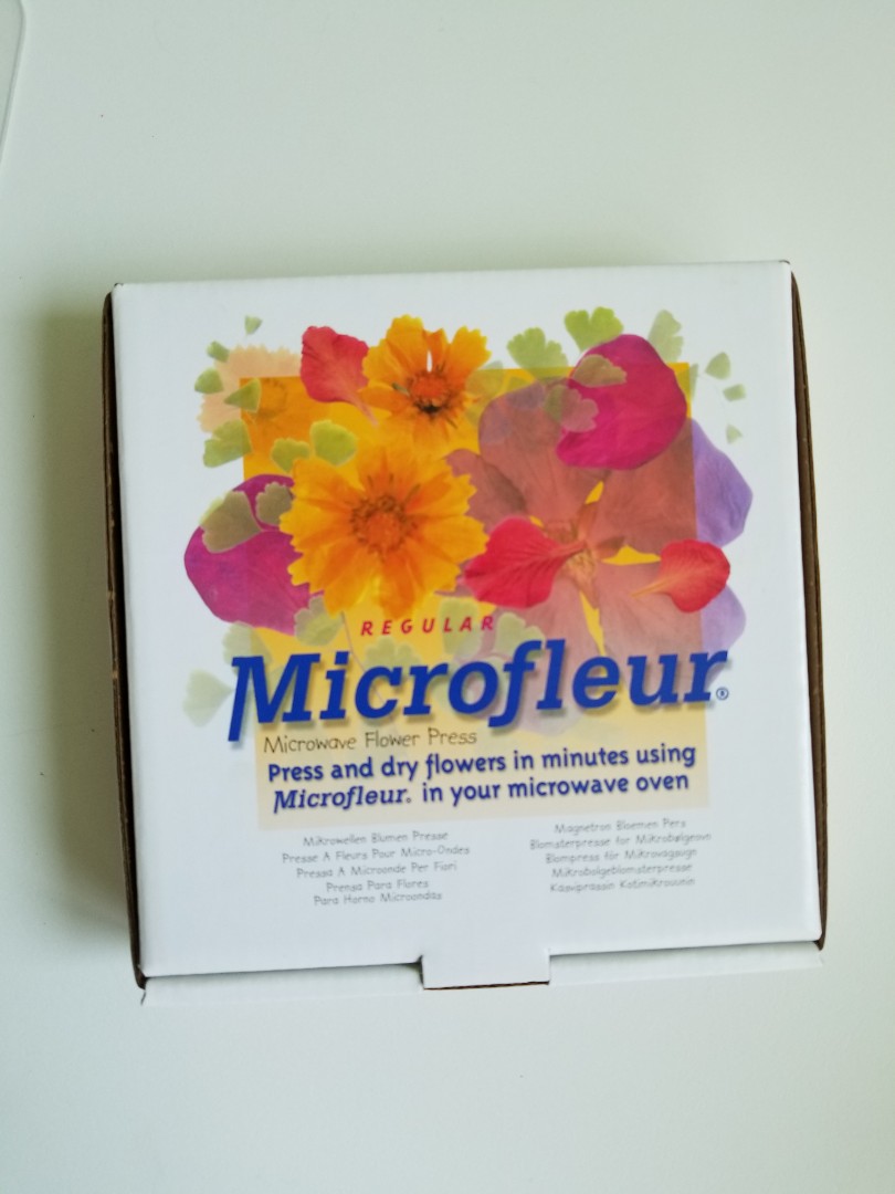 Microfleur 微波押花器小號全新 興趣及遊戲 手作 自家設計 工藝用品及工具 Carousell