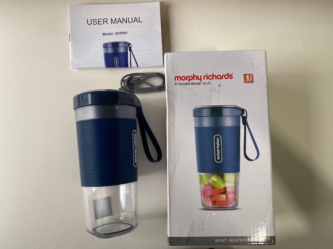 Morphy Richards Portable Blender, TV & Home Appliances, Kitchen