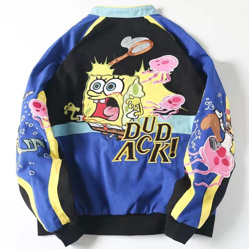 Nascar Motorsport and racing jacket spongebob