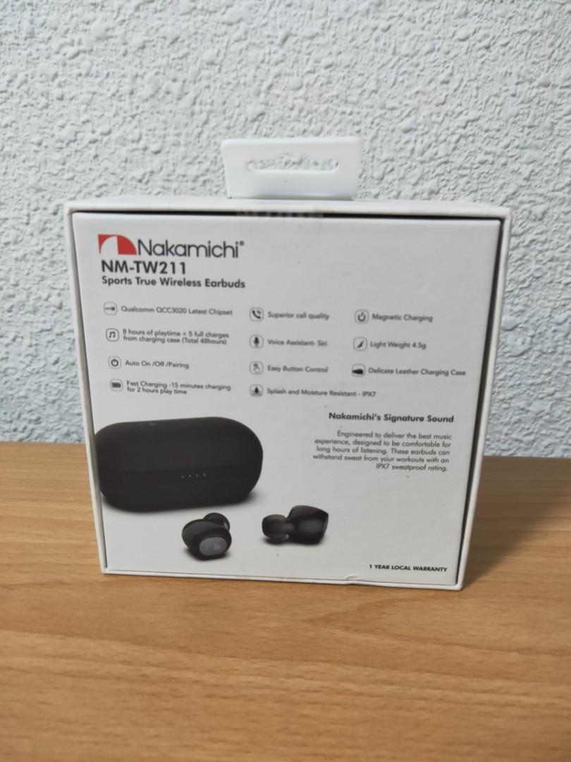 Brand New Nakamichi NM TW211 IPX7 True Wireless Earbuds Audio