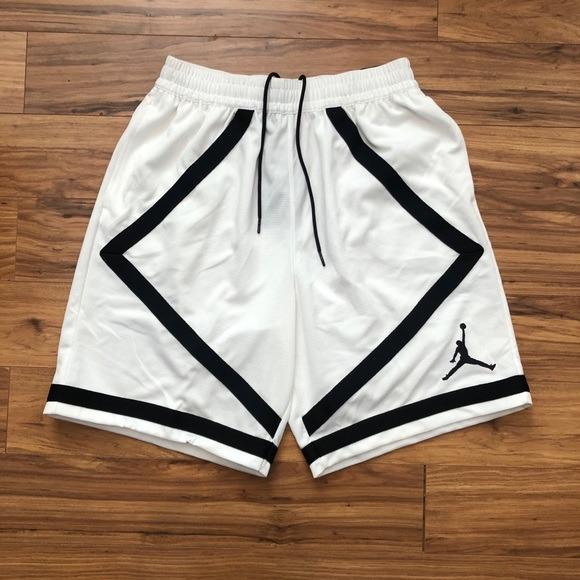 Nike Air Jordan Jumpman Dry Taped Basketball Shorts White AJ1116 100