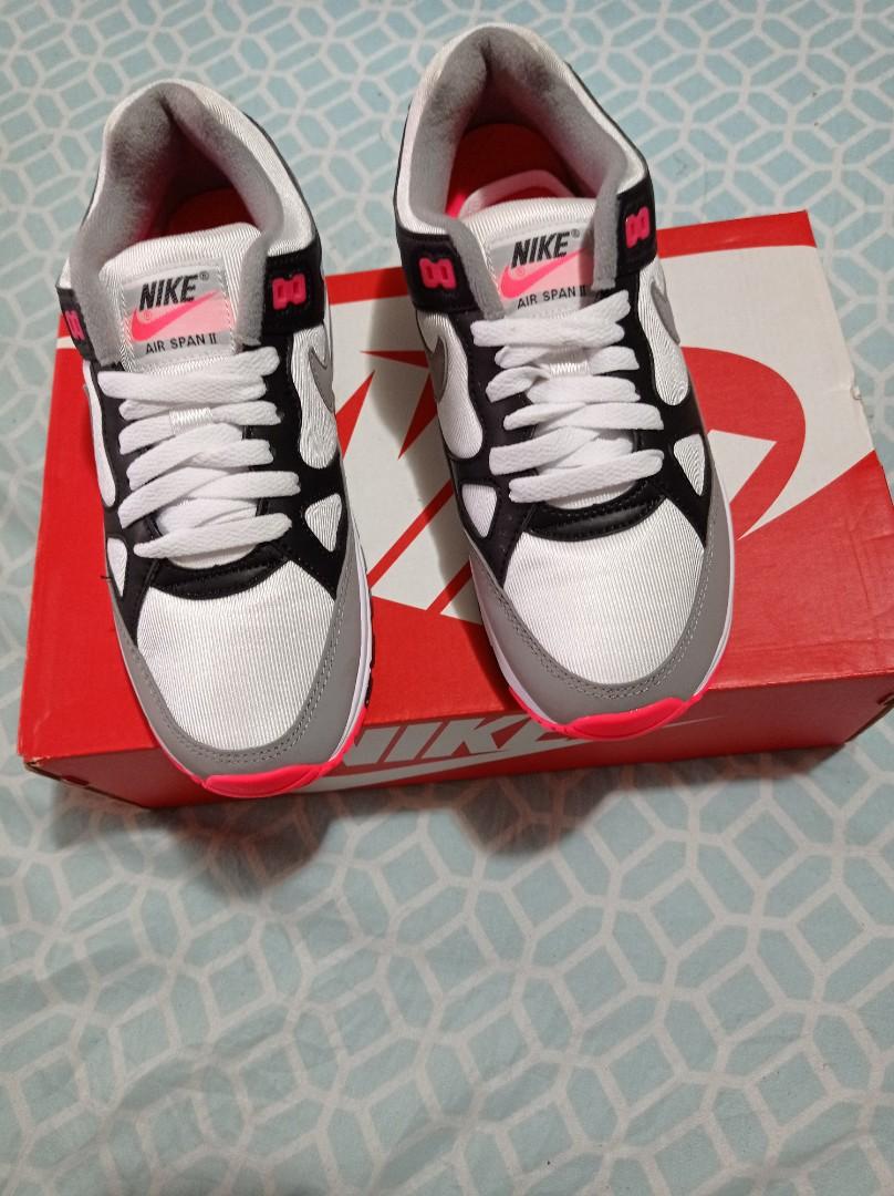 Nike air span 2 black deals dust solar red