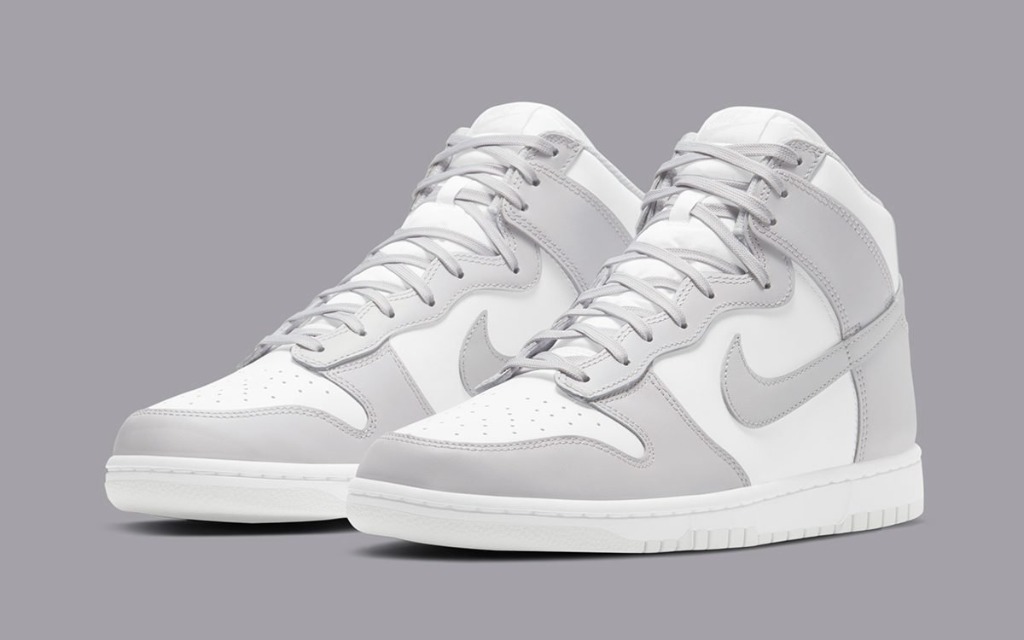 nike dunk high black and grey