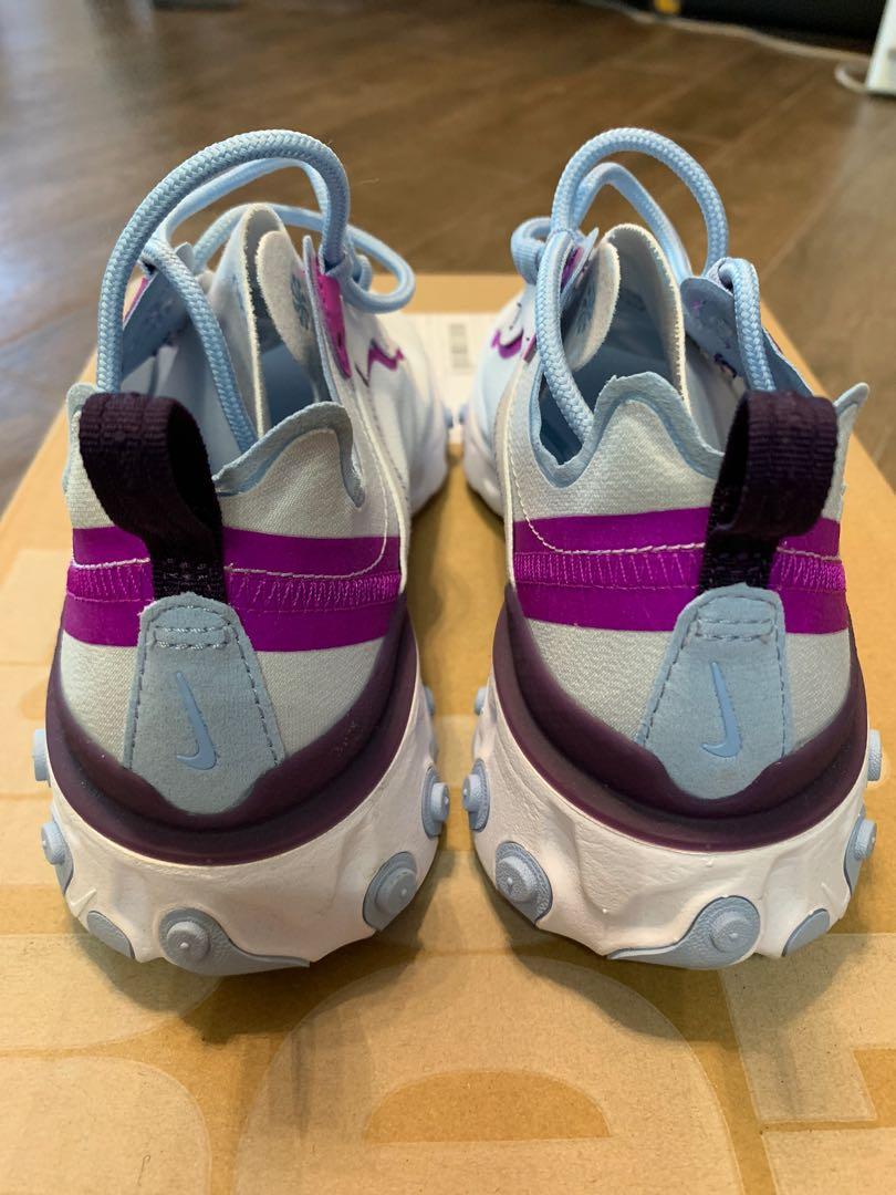 Nike React （分類：波鞋）位於 Hong Kong。 由 busdriver320 提交（商品編號 1065684867，圖片 2）。簡介： 95% new, 只穿過一次落街，感覺唔啱著，故此出售。 鞋碼：US5.5 無原裝鞋盒，已丟棄，如需要可提供其他鞋盒。。