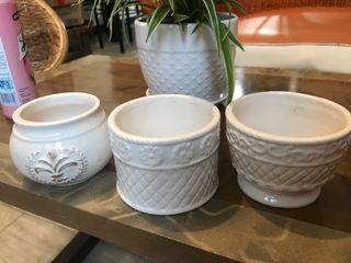 Nordic design Ceramic pot 4x4 inches