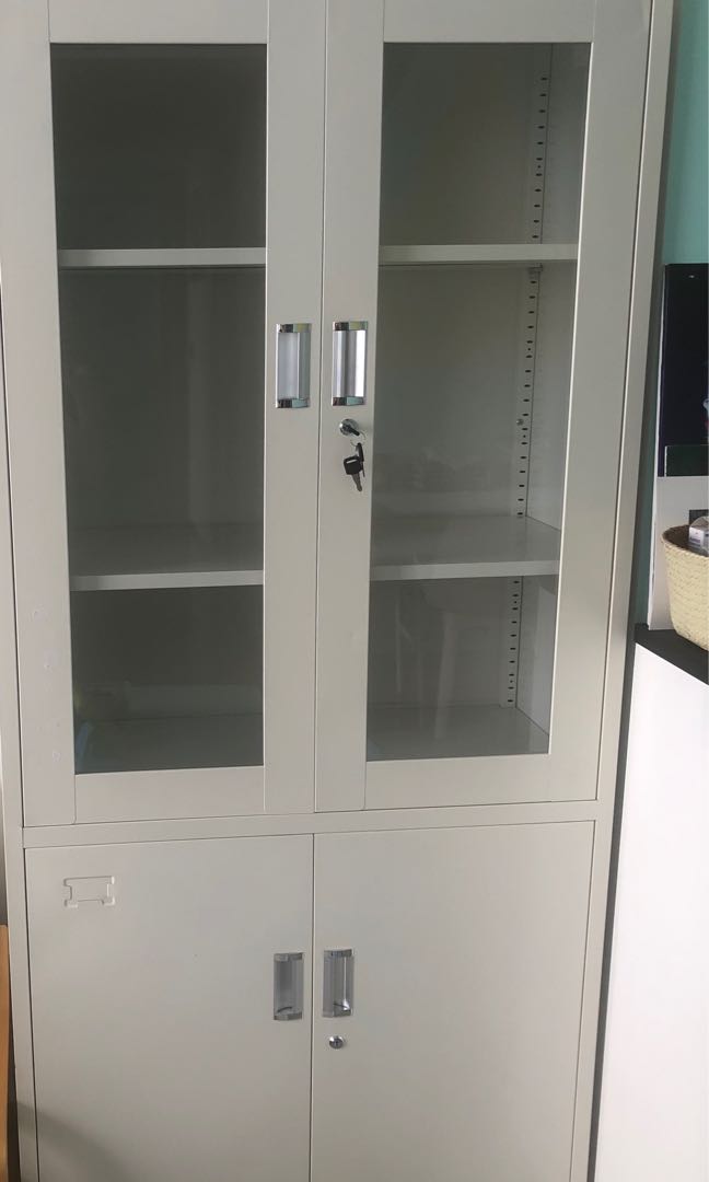 Office shelves with locks, Furniture & Home Living, Furniture, Shelves ...