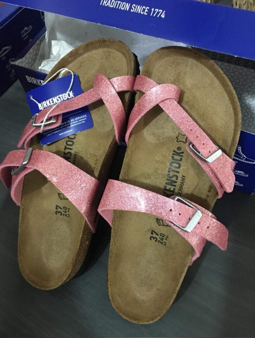 Original Birkenstock Mayari From Germany (Category: Flats & Sandals) located in Cavite. Submitted by usauthentic.ph (Listing ID 1065606496, Image 1). Description: Original Birkenstock Mayari from Germany!! limited Edition Original Price on Birkenstock Mall 5k now selling 4k Money back Guranteed if proven fake open for meet up cavite area so you can check if original size 37.
