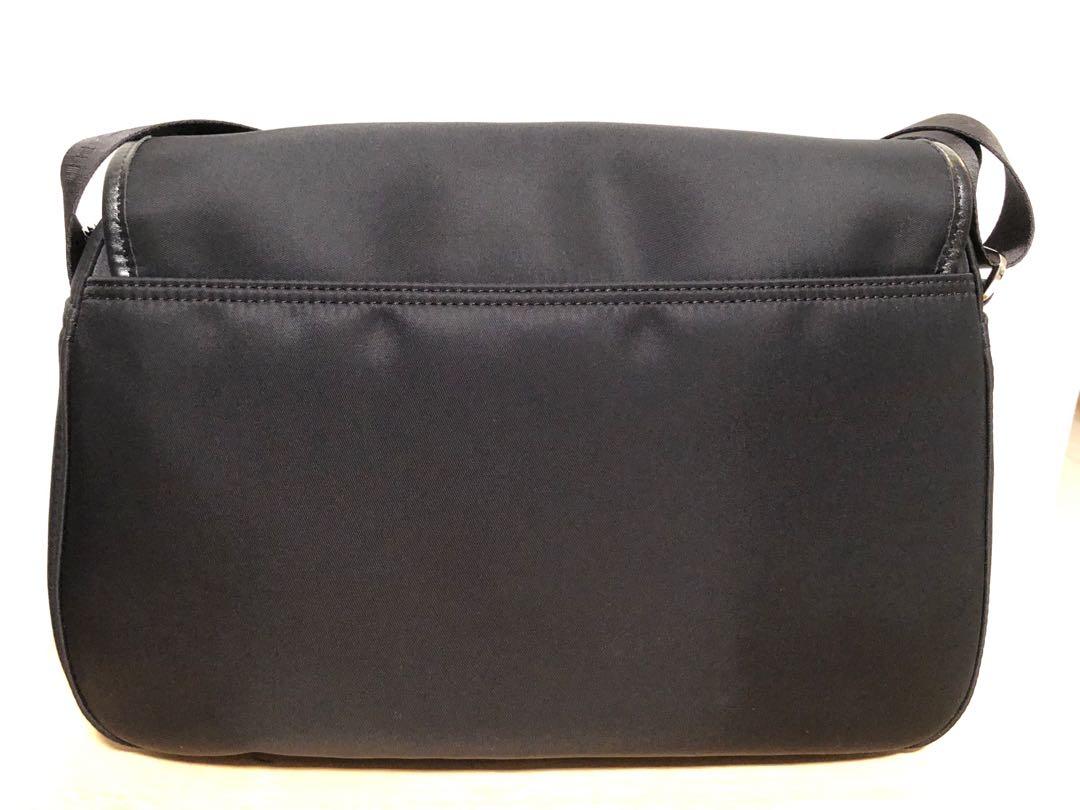 Original Longchamp Club Messenger Bag (Black), Women's Fashion, Bags