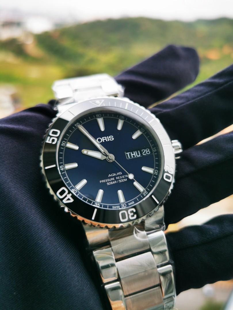 Oris aquis hotsell day date