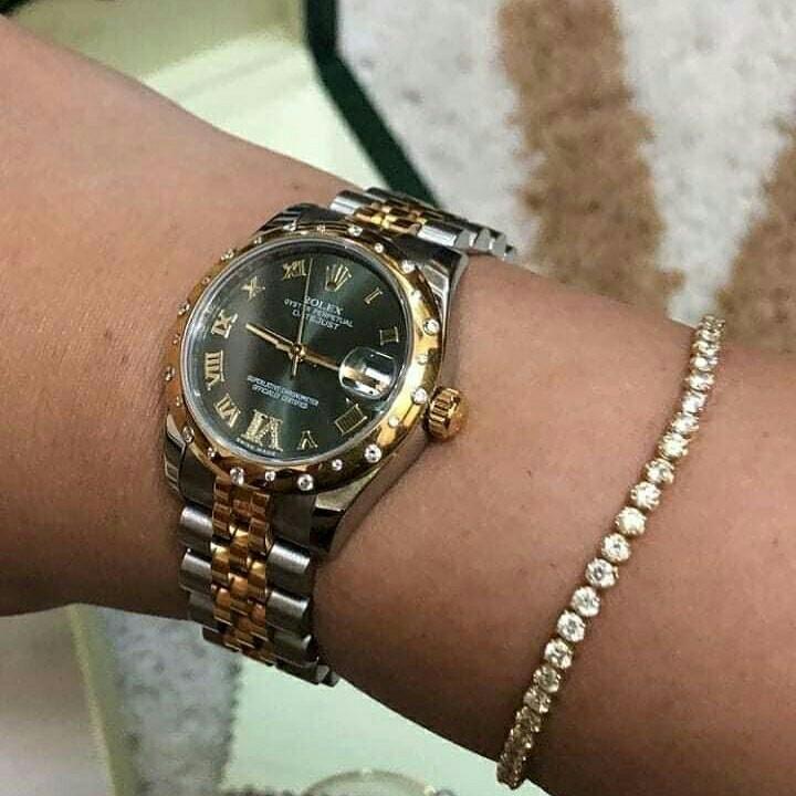 Rolex datejust 31 on sale green dial