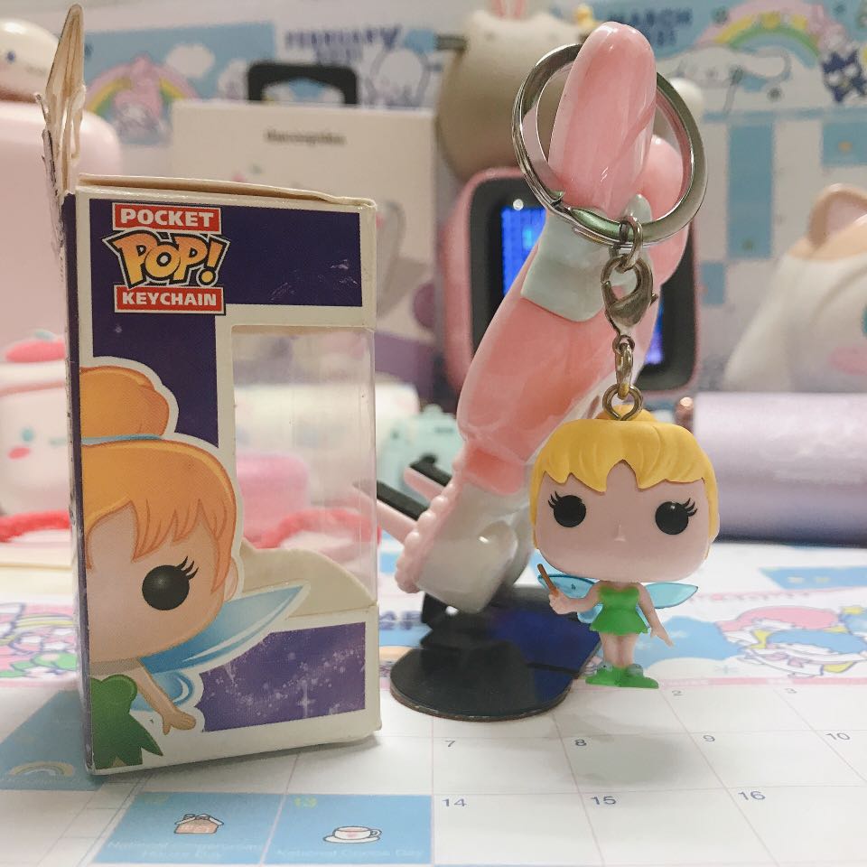 tinkerbell funko pop keychain