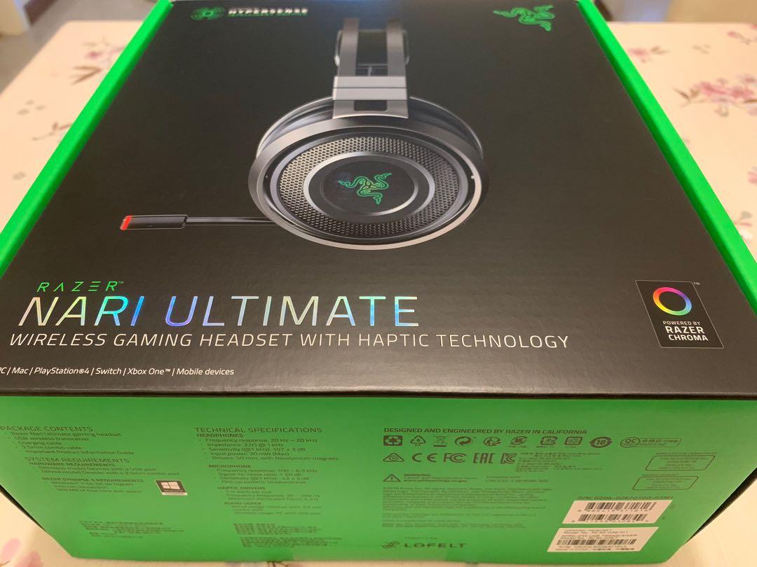Razer Nari Ultimate Wireless Gaming Headset With Haptic Technology Electronics Audio On Carousell Razer Nari Ultimate Wireless Gaming Headset With Haptic Technology Electronics Audio On Carousell