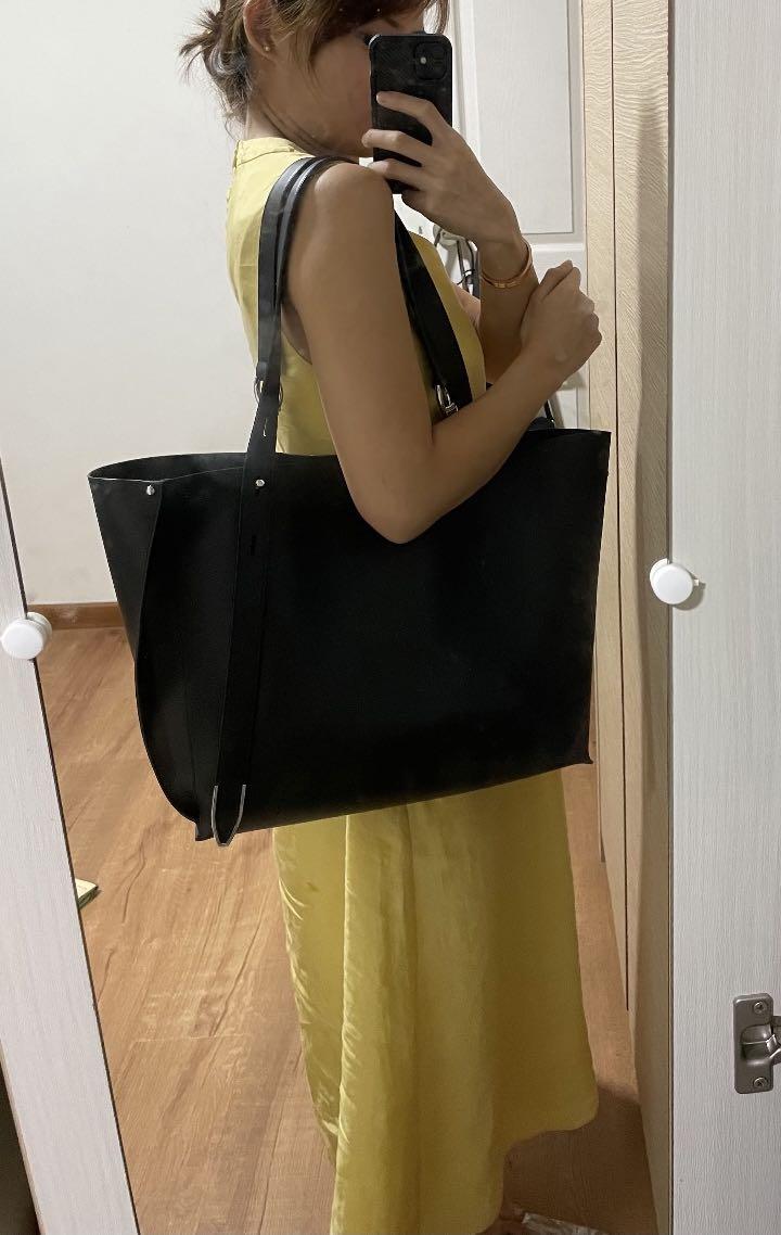 Rebecca minkoff stella large leather top tote